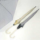 黒ジャンプ傘　60cm 千鳥格子柄
