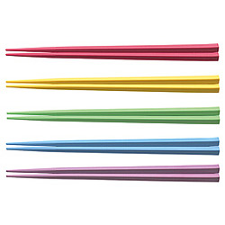 カラー五角箸　18.0cm