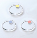 コクヨ 強力カラーマグネット クリヤー2個セット（直径40mm）