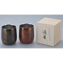 漆磨（シーマ） 2重構造ロックカップダルマ（1客）（本漆塗装品）