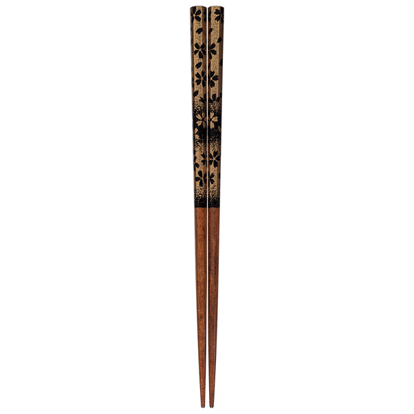 銀イオン抗菌箸　六角桜寿 21cm 箸（食器洗浄機対応）