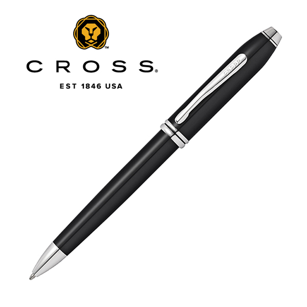 CROSS タウンゼント ブラックラッカーロジウムプレート ボールペン