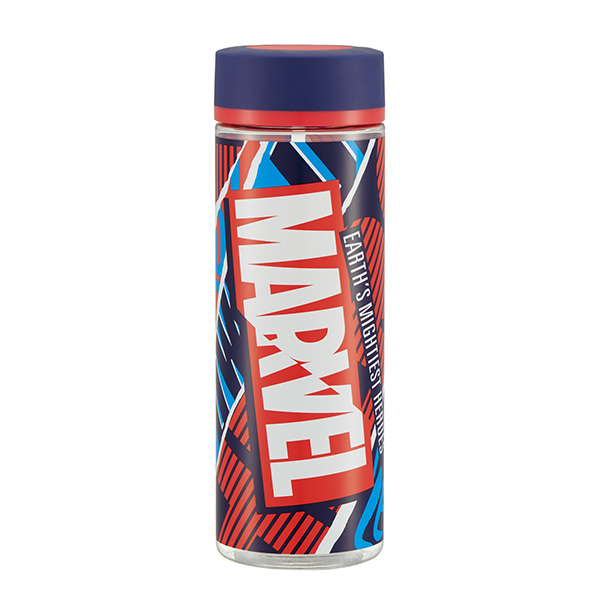 シンプルデザインブローボトル 600ml MARVEL LOGO/MIX（レッド）