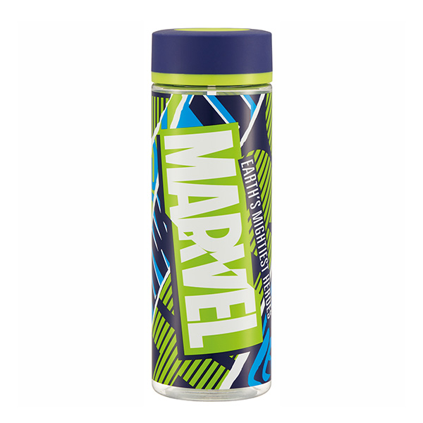 シンプルデザインブローボトル 600ml MARVEL LOGO/MIX（グリーン）