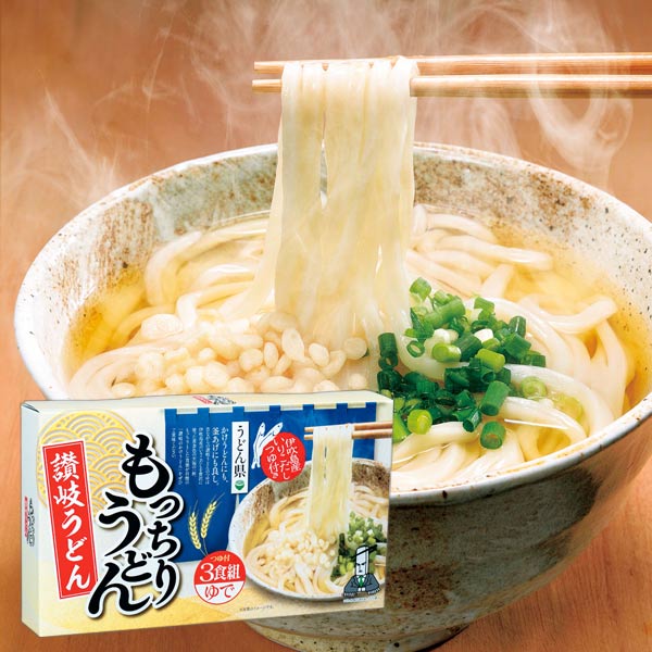 うどん県 讃岐うどん3食 もっちりうどん