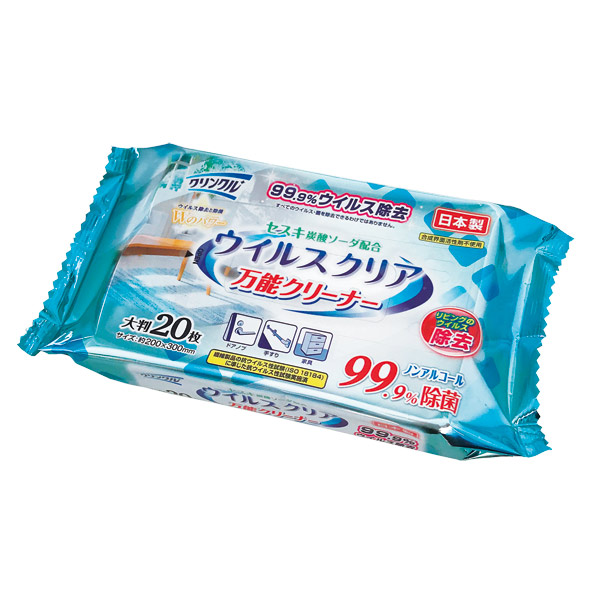 クリンクル ウイルスクリア 万能クリーナー20枚入
