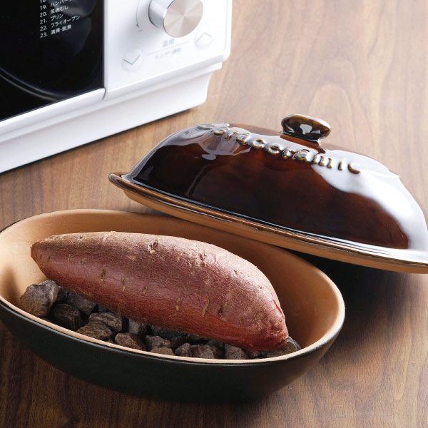 グレイスラミック 陶製焼いも器