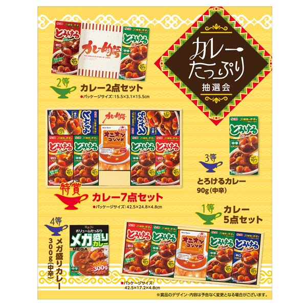 カレーたっぷり抽選会100人用