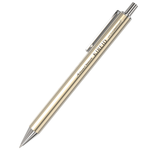 ナカバヤシ キレイド 抗菌・抗ウイルス銅 低粘度油性ボールペン 0.5mm 替芯2本つき