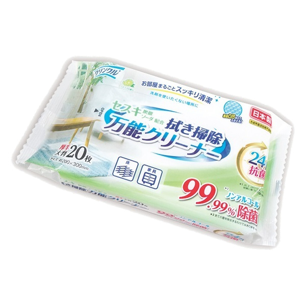クリンクル 拭き掃除万能クリーナー24h抗菌20枚