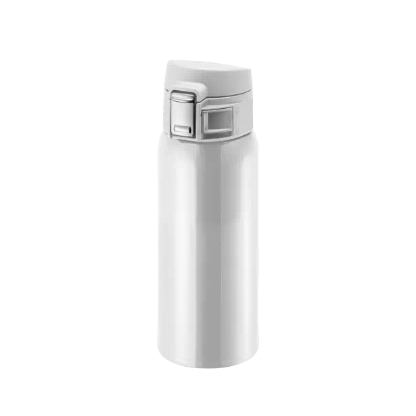 ワンタッチカービングサーモボトル 360ml ホワイト