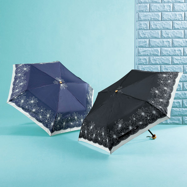 フルールライン 晴雨兼用折りたたみ傘