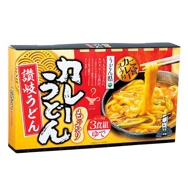うどん県 讃岐うどん3食 カレーうどん