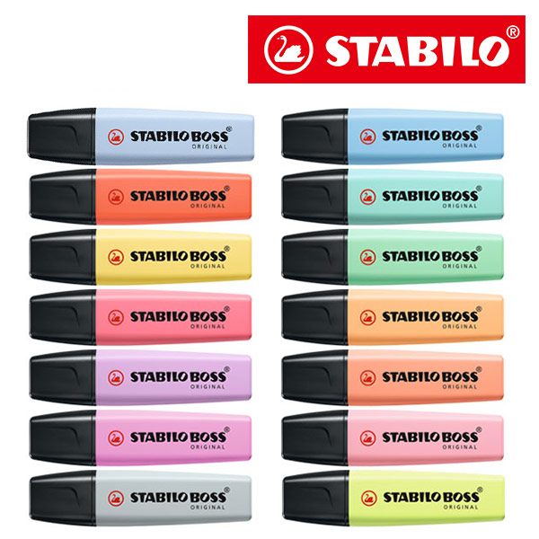 STABILO（スタビロ）蛍光ペン BOSS パステルカラー