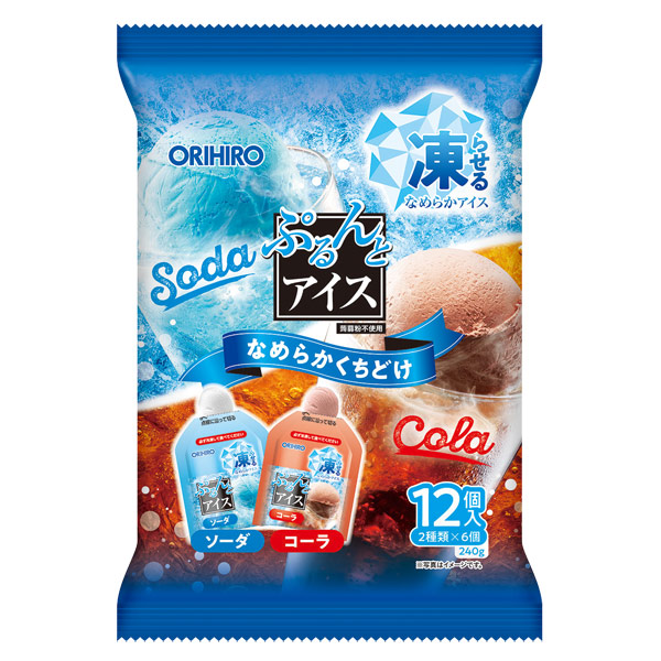 ぷるんとアイス ソーダ＆コーラ（12個入）