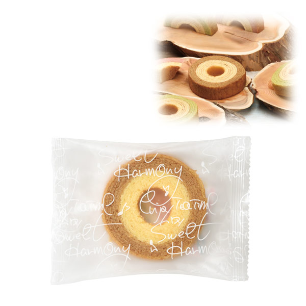 2層バウムクーヘン キャラメル&ミルク