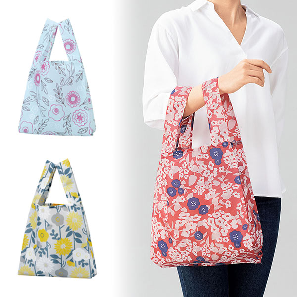 ルッテ 花柄エコバッグ